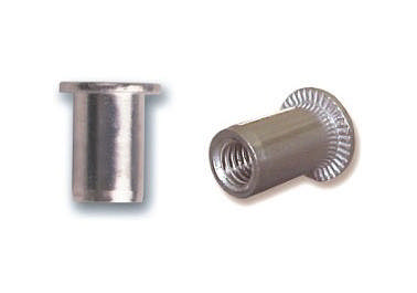 Kierteitetyt niitit M4 x 9,5 mm Alu, 500 kpl