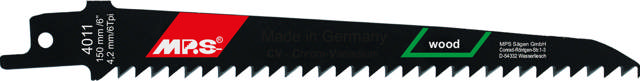 Puukkosahanterä 4011 - 2 kpl, 150 mm CrV 6 tpi