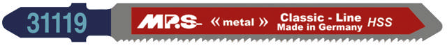 Pistosahanterät 31119 - 2 kpl, 1,1 - 1,4 mm, 90 mm HSS 23-18 tpi