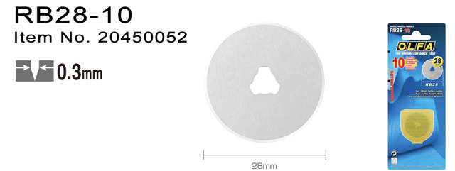 RB28-10 Rullaleikkuri 28 mm