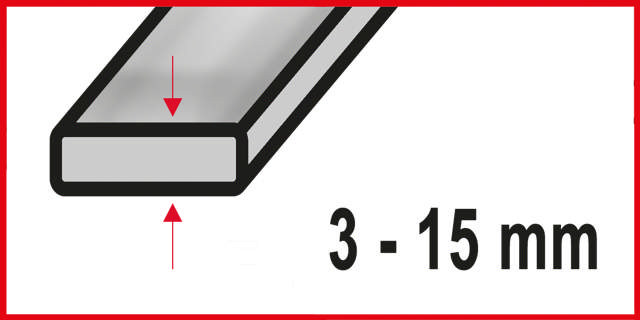 Pistosahanterät 3118 - 2 kpl, 3 mm, 100 mm HSS 8 tpi